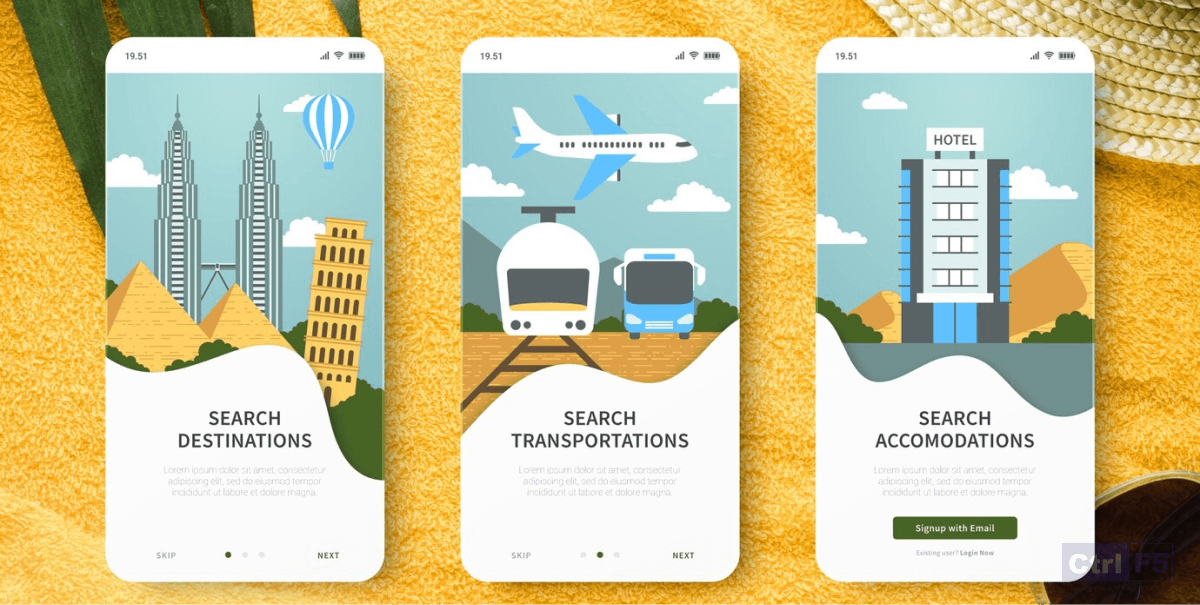 mobile app development for travel agencies