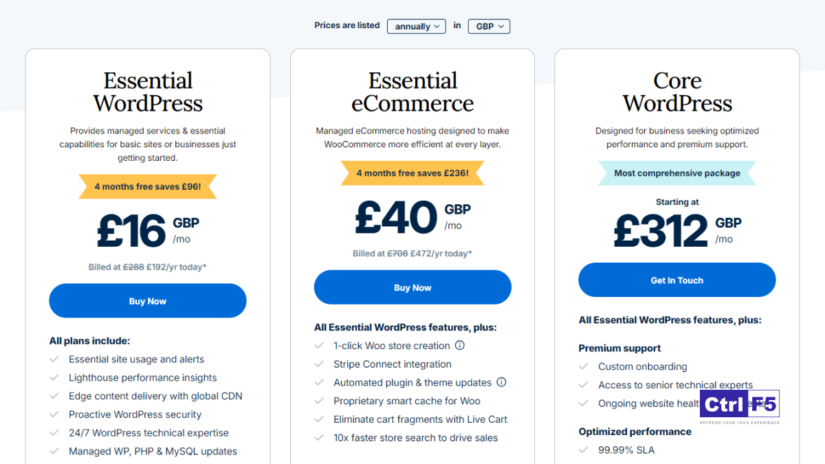 scalable wordPress hosting plans