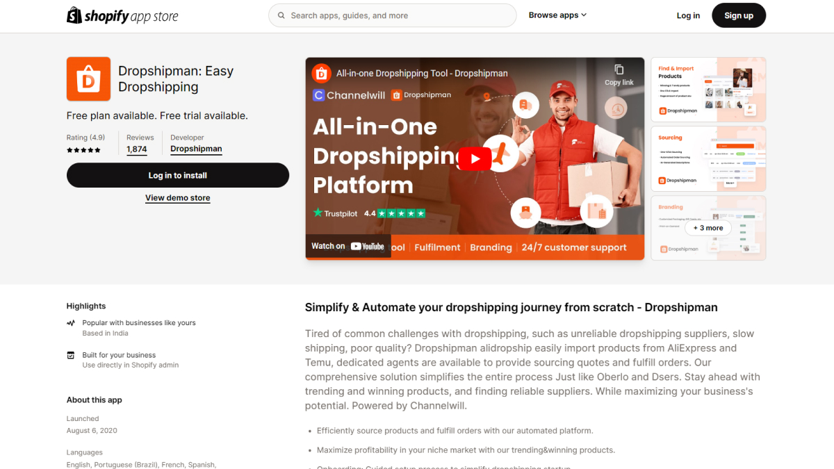 shopify dropshipping Plugins