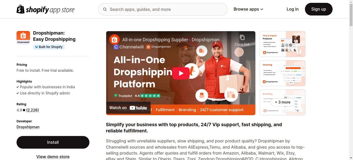 Shopify Dropshipping Plugins